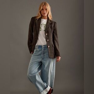 Avec Les Filles Brown Equestrian Jacket